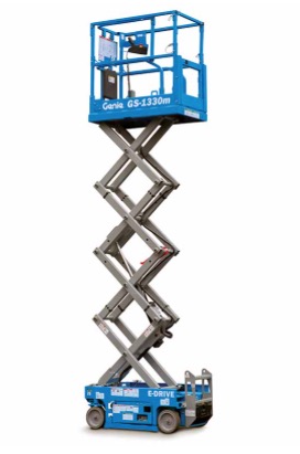Genie Scissor Platform Lift (model GS-1330m) (Genie website) - Click to enlarge Genie Scissor Platform Lift (model GS-1330m) (Genie website)