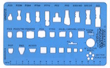 Lighting Stencil: Theatre Projects 1:25 Section