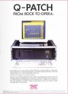 Advert: Q Patch (from Theatre Design & Technology)