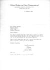 Letter from Jerome Whyte