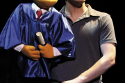 A scene from "Avenue Q" @ Noel Coward theatre. (recast 12-07) ©Tristram Kenton 12/07 (3 Raveley Street, LONDON NW5 2HX TEL 0207 267 5550 Mob 07973 617 355)email: tristram@tristramkenton.com