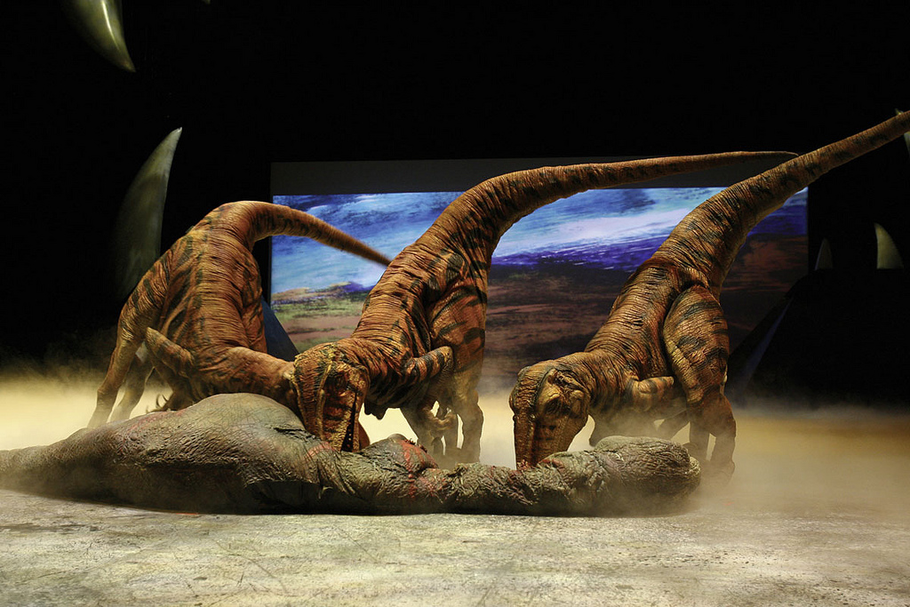 Walking with Dinosaurs stage show – review, Dinosaurs