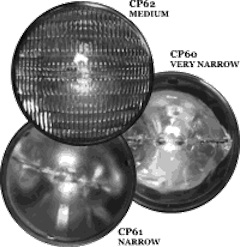 CP60, CP61, CP62 Par64 Lamps