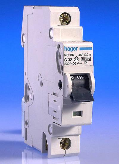 Hager 32A MCB (from TLC Direct) UK