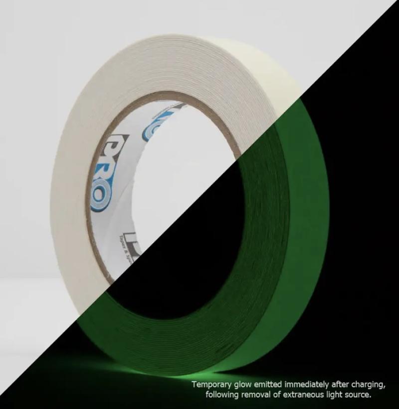 Photoluminescent Glow Tape, available from LeMark