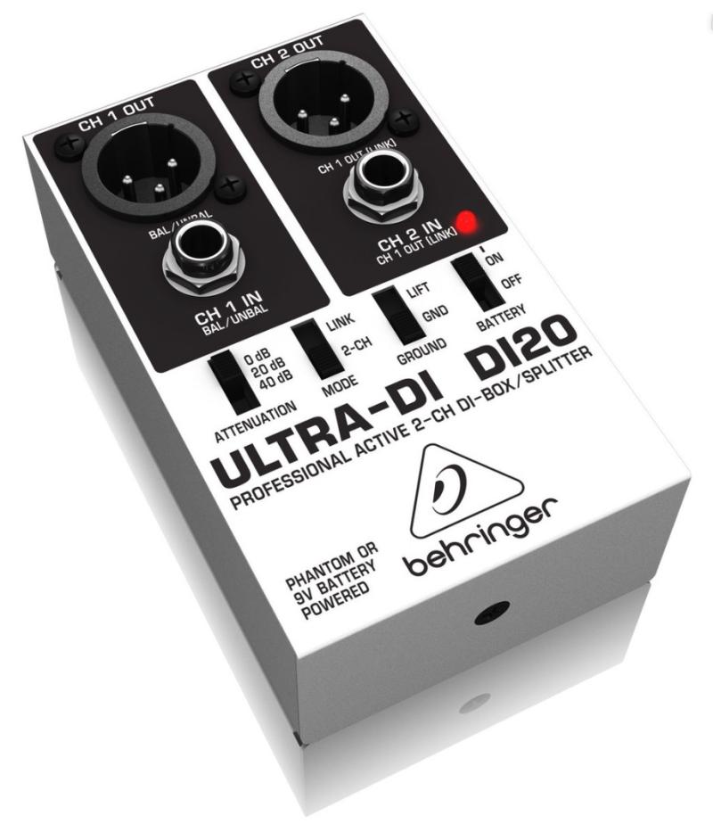 DI Box (Behringer Ultra-DI DI20) from Gear4Music